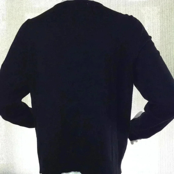 Debbie Morgan BLACK Embellished Cardigan - L. Festive, Demure, Rosettes, Classy - Picture 3 of 6